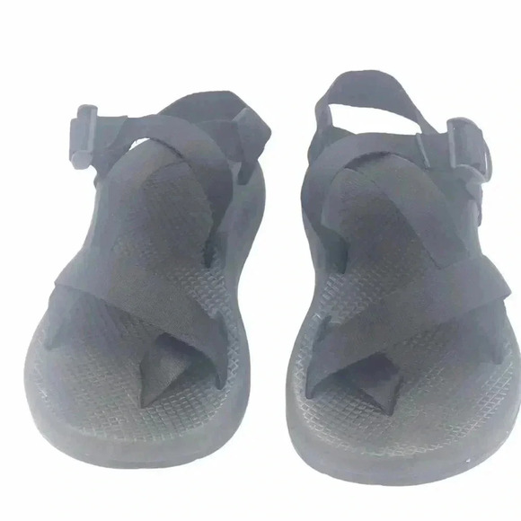 IAXYUE BLACK STRAPY COMFORT HIKING SANDALS BOYS SIZE 3 OUTDOOR TRAIL SHOES - Picture 14 of 15